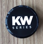 KW-Series Centerkapsel Sort med Hvid skrift(847)
